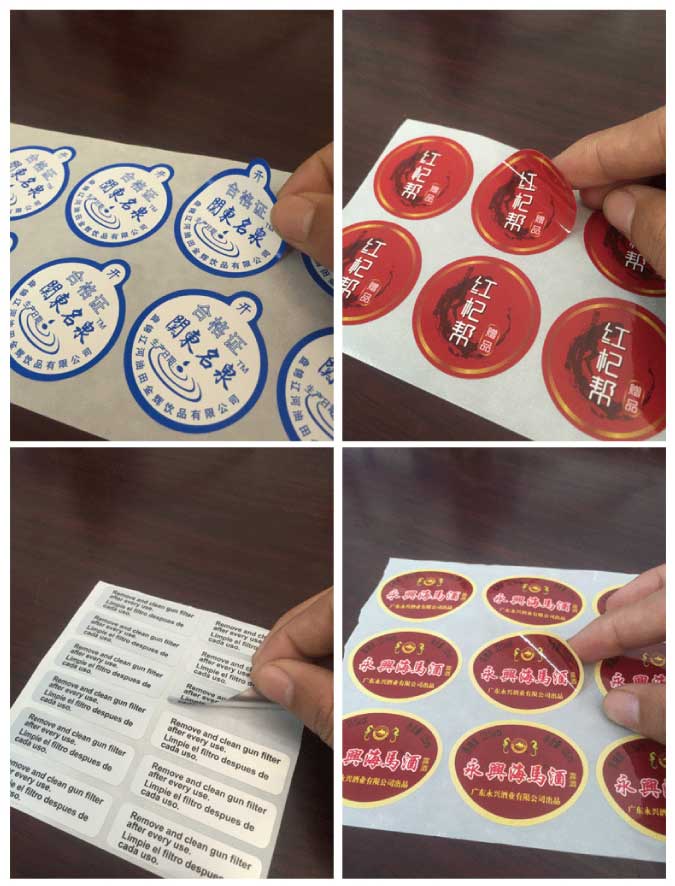 异形不干胶米兰(中国)定制